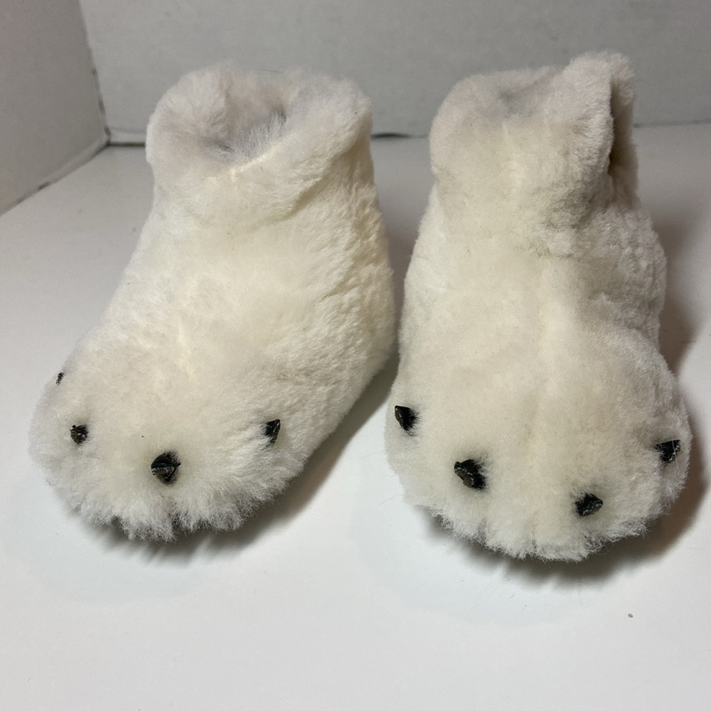 Sorel Shearling Bear Paw Slippers
